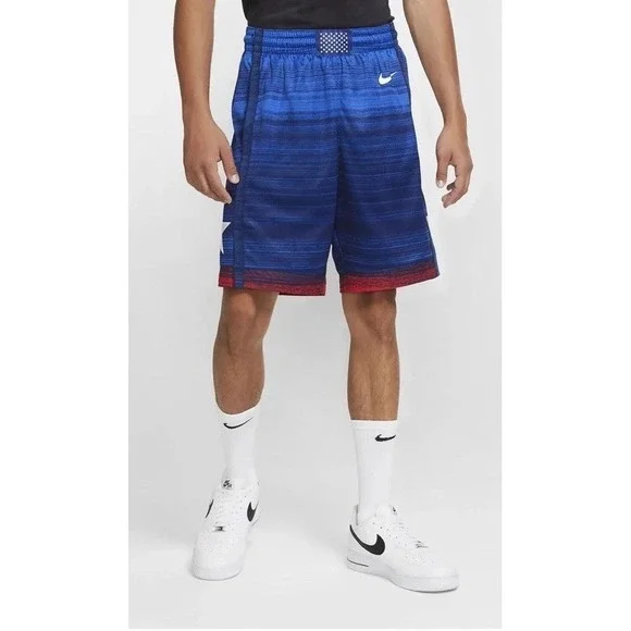 Men's NIKE Team USA Limited Basketball‎ Shorts CQ0176-451 Blue Large