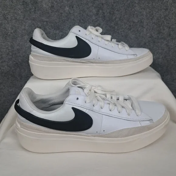 Size 11.5 - Nike Blazer Phantom Low White Black Soft‎ Leather Men