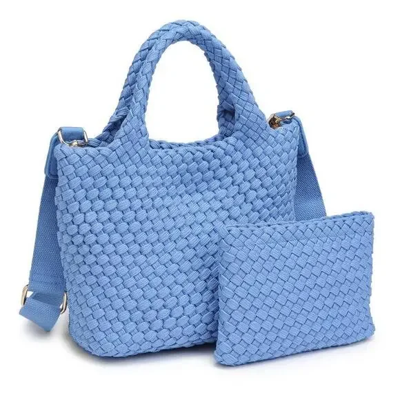 Sky's The Limit Small Sustainable Crossbody Bag | Azure