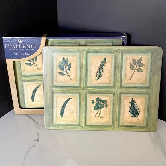 SET of 6 Herbs of Provence Placemats by Pimpernel