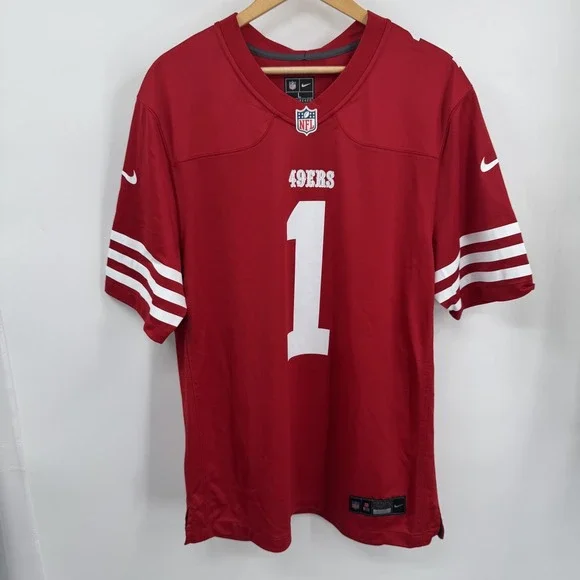San Francisco 49ers Nike Jersey Mens L Red NFL Football Deebo Samuel Sr 1 2024