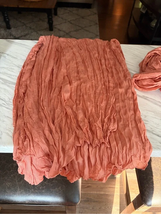 Table Runners Cheesecloth set of 8 Dusty Rose