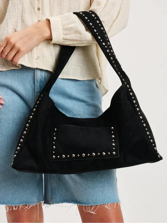 NWT Moda Luxe Dahlia Hobo Bag Black