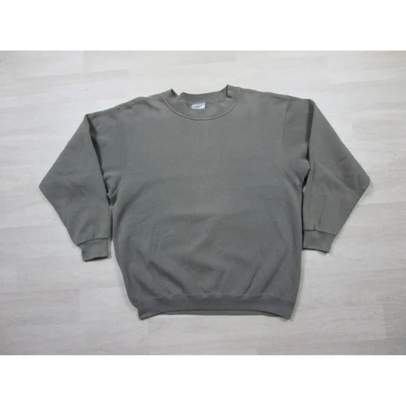Vintage‎ Nike USA Crewneck Sweatshirt Men's (M) Solid Blank 1990's Era Distress