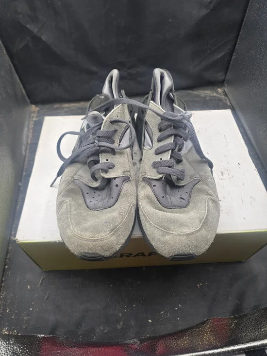 SKU A0418M Nike Men’s Athletic Suede Sneakers in Gray