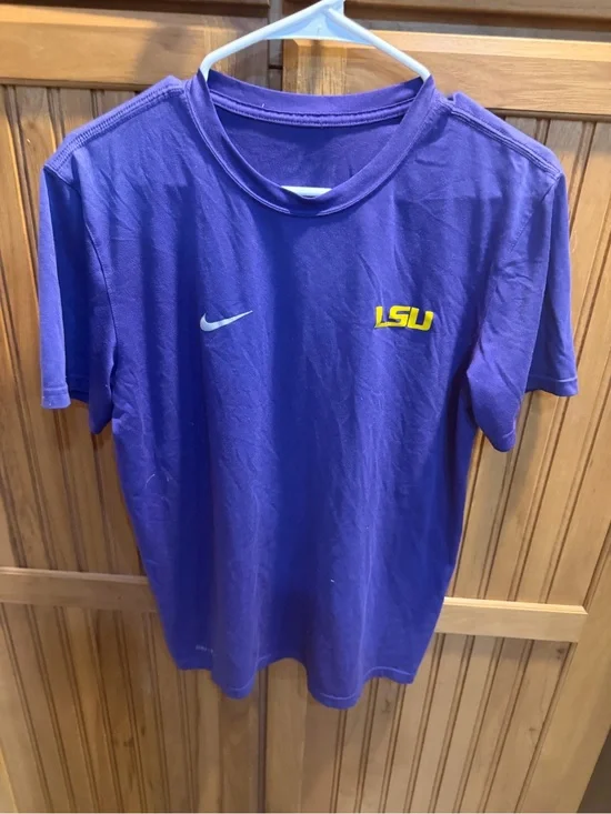 Nike LSU Purple Short-Sleeve Logo T-Shirt d