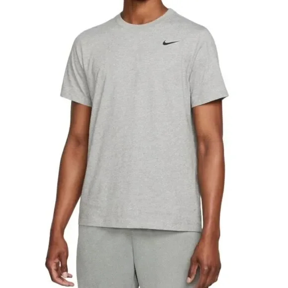 Nike Men's Gray Dri-FIT Short Sleeve T-shirt