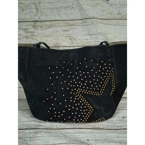 Jimmy Choo Stevie Hobo Bag Black Suede