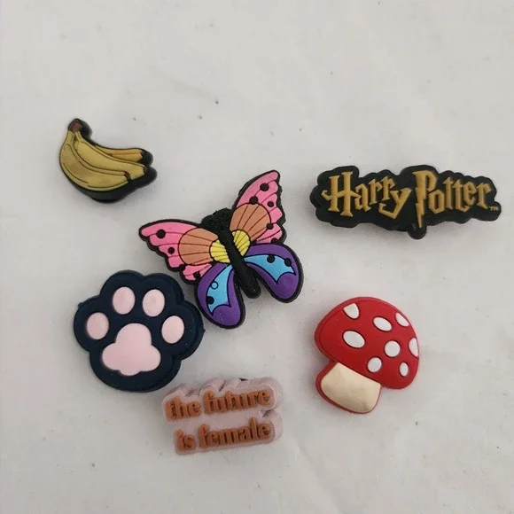 Jibbetz Crocs Shoe Charms Lot Harry Potter Mushroom Whimsical Fairycore