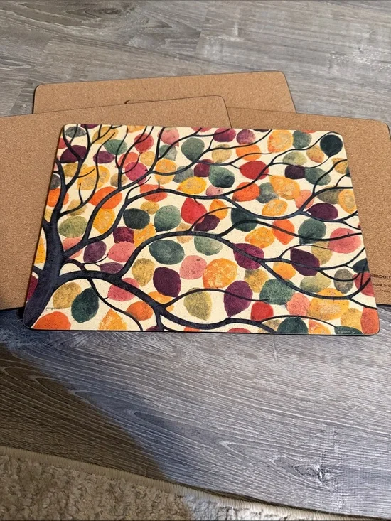 Pimpernel Dancing Branches Cork Placemats Set of 4