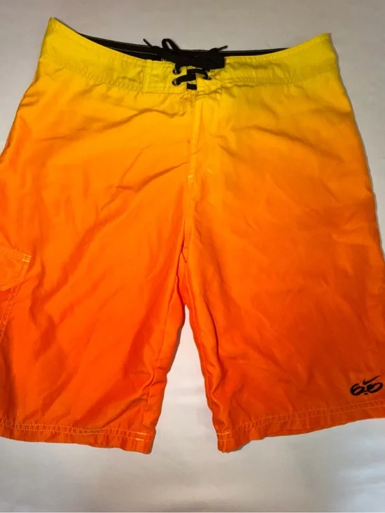 Nike Swim Mens Board & Surf Shorts size 30 Orange/Yellow. C10EPD.6
