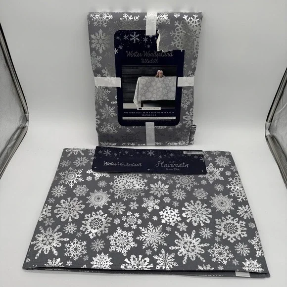 Winter Wonderland Tablecloth 60