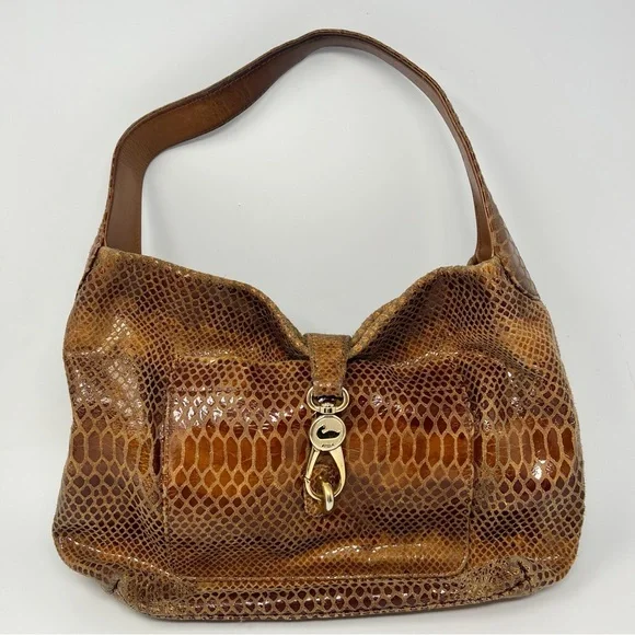 Dooney & Burke Embossed Leather Bag