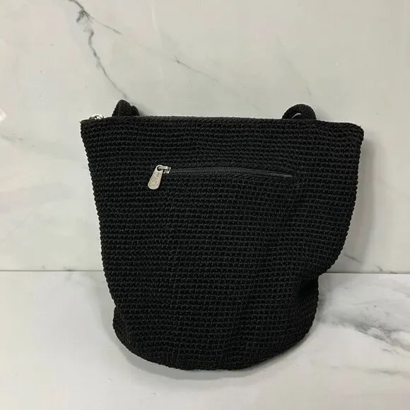 THE SAK Woven Hobo Bucket Bag Purse