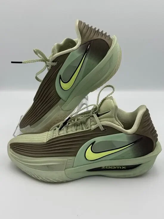 Nike GT Cut 3 ZoomX Basketball Shoes Olive Aura Barely Green US Size 6