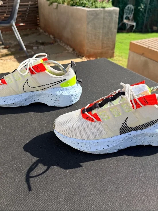 Nike Crater Impact DB2477-010 Light Bone/Black Men's Low Top Mesh Sneakers