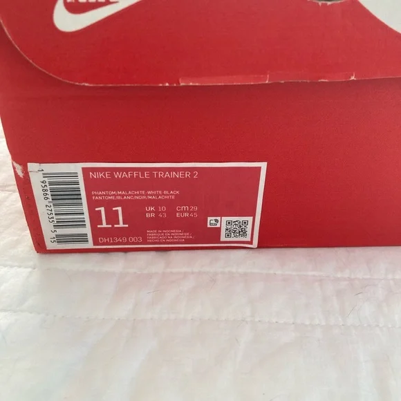 Nike Waffle Trainer 2 Box Label - Phantom/Malachite/White/Black