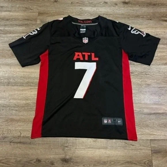 Nike Atlanta Falcons Younghoe Koo 7 On Field Jersey Mens Medium Black Red NFL