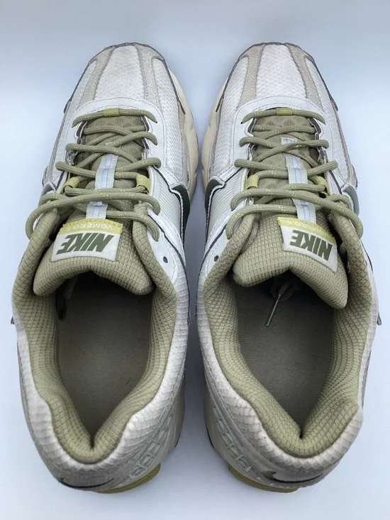 Nike Zoom Vomero 5 Mens Running Shoes Light Bone Olive Size 12 FV0397-001