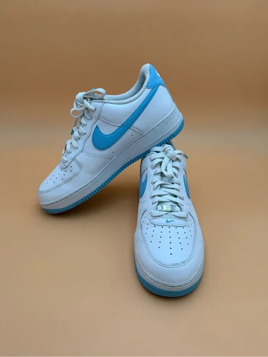 Nike Air Force One Low University Blue White FQ4296-100 Men's Size 10.5