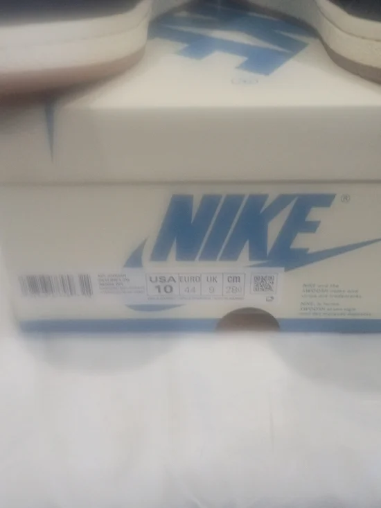 Nike Shoe Box with Blue Logo