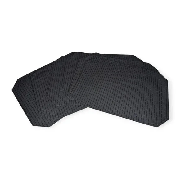 Navy Blue Reversible Placemats- Set of 6