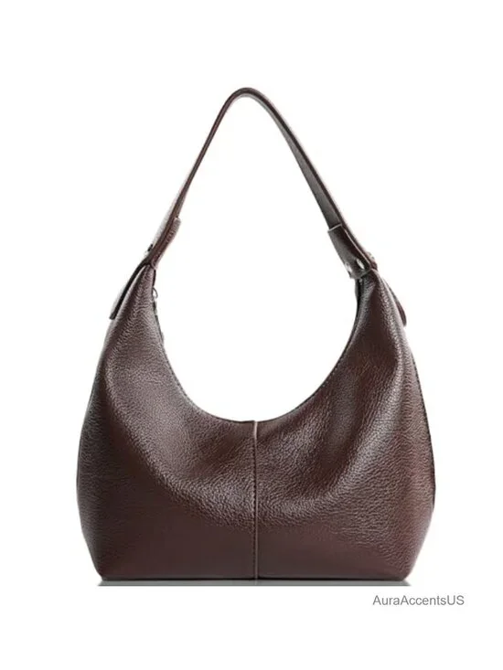 Vegan Leather Hobo Shoulder Bag Y2K Tote Purse