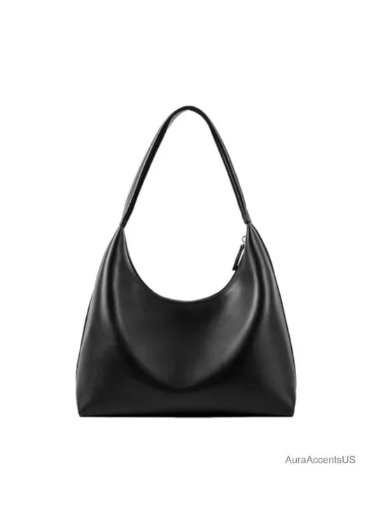 PU Leather Small Hobo Bag Crescent Shoulder Purse Y2K Boho
