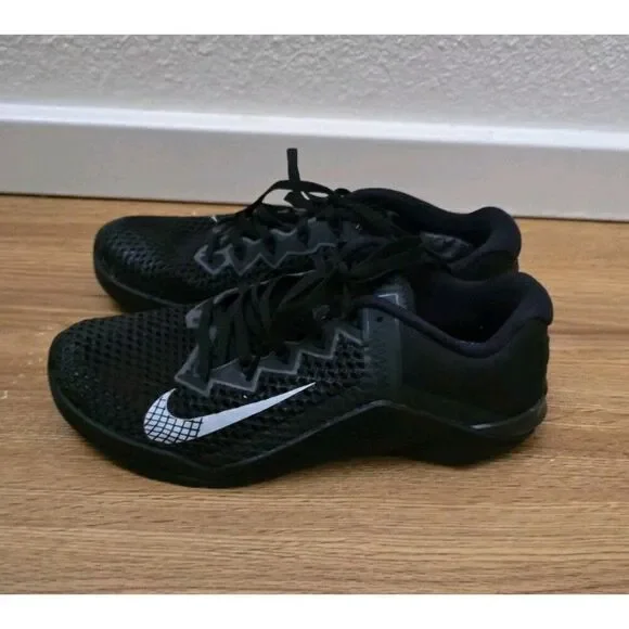 Nike Metcon 6 Black Anthracite  Size 7 Men’s Cross Training Shoes CK9388-001