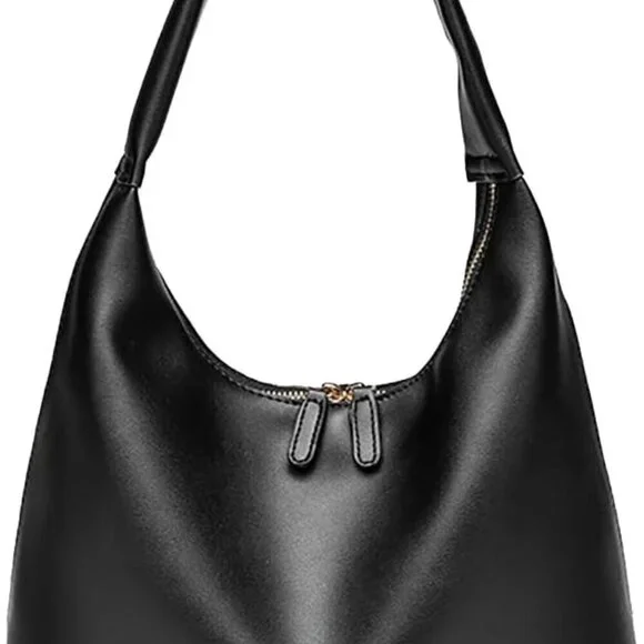 Women Leather Hobo Purse Shoulder Bag Zipper Travel Office Large Capacity