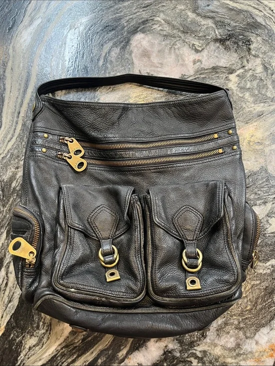 Marc by Marc Jacobs Genuine Leather Faridah hobo shoulder bag