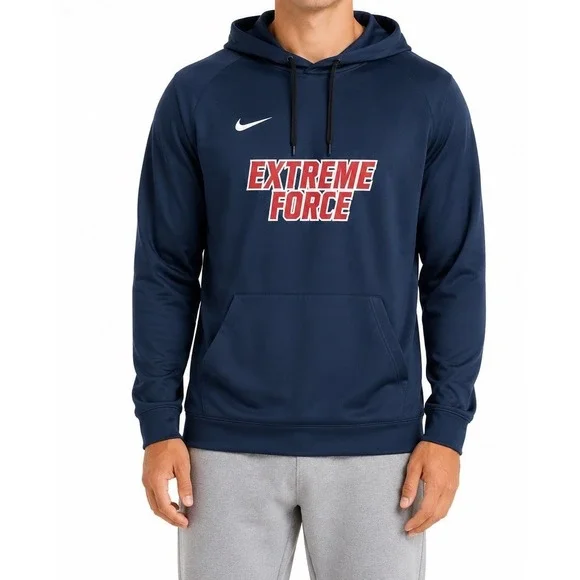 Mens Hoodie‎ Nike Navy XXL Sweatshirt Dri Fit