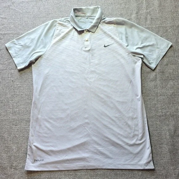 Nike Dri-Fit Tiger Woods Collection Gray Men's size Medium