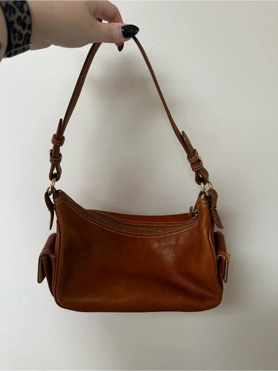 Vintage Leather Ralph Lauren hobo bag