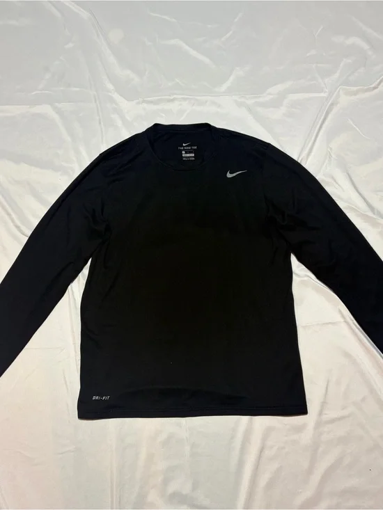 Nike Dri‑Fit Long Sleeve Men’s Large – Black