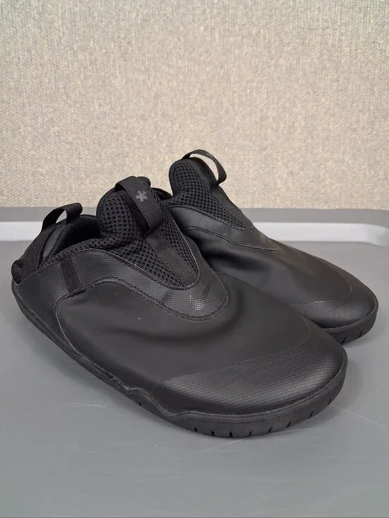Nike Air Zoom Pulse Shoes Mens 7.5 Triple Black Nursing Medical Comfort Slip-On