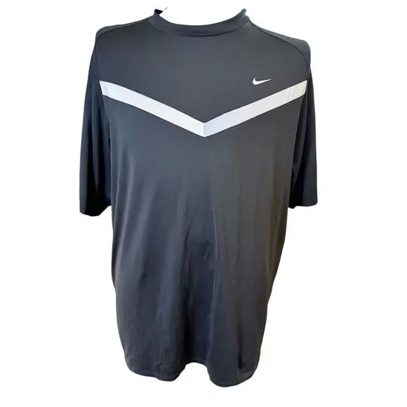 Nike Fit Dry Athletic Short Sleeve T-Shirt Golf Running XL Workout
