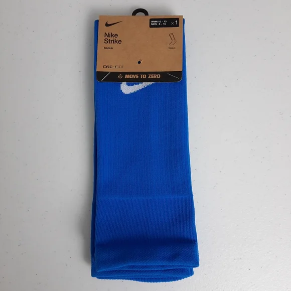Nike Strike Soccer Sleeves in Royal Blue and White