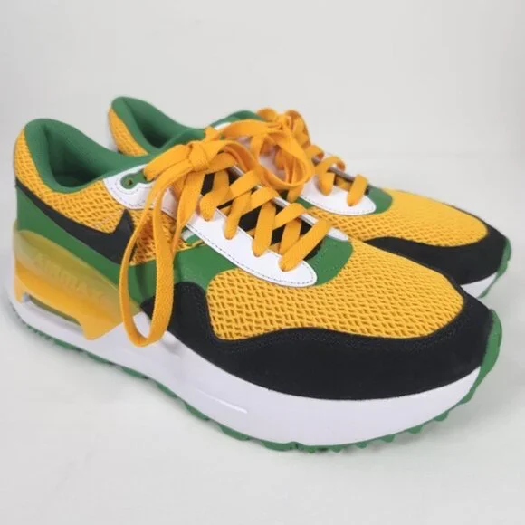 NWOT NIKE AIR MAX SYSTM OREGON‎ DUCKS UNISEX Sneakers Shoes DZ7738-700 Size 8