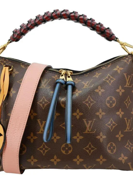 Louis Vuitton  Beaubourg Mini Monogram Canvas Hobo Bag Bordeaux