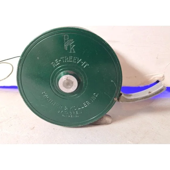 Vintage Pachner & Koller by Tagren Re-Treev-it FLy Fishing Reel Patent Pend. P&K