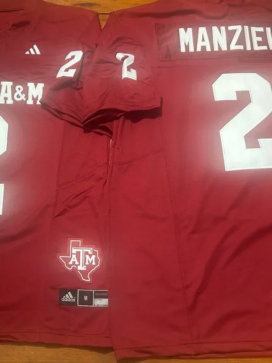 Nike TEXAS A& M JOHNNY MANZIEL Men's JERSEY Sz M,L,XL,2XL New w tags