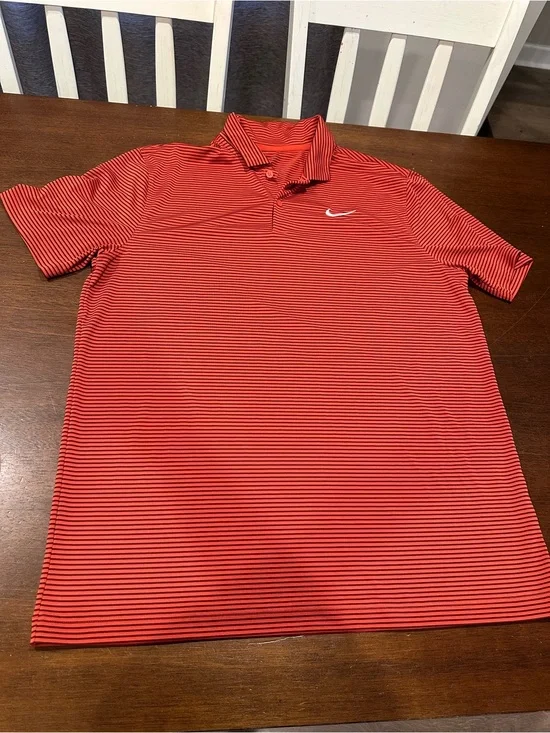 Nike Polo Men’s Striped Orange