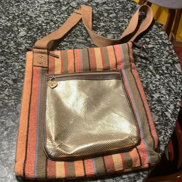 American Rag Gold‎ And Multicolored Medium crossbody bag