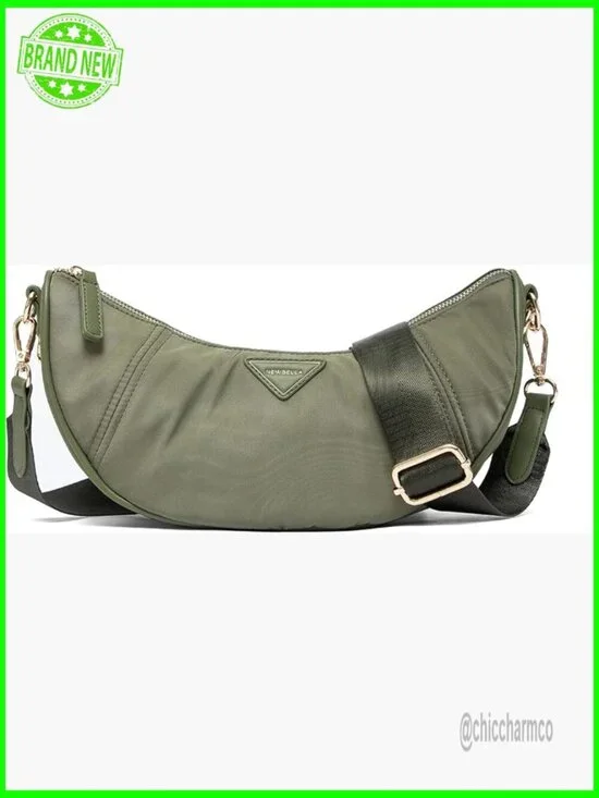 Soft PU Leather Hobo Bag, Foldable Tote with Zipper Closure, Adjustable Strap
