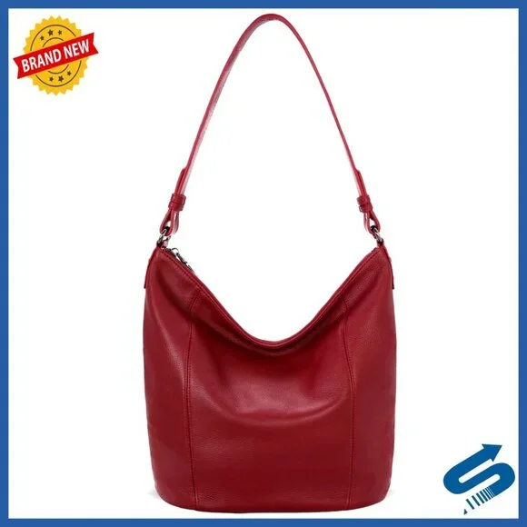 Genuine Leather Hobo Bag Crossbody Shoulder Tote Large Capacity Work Purse