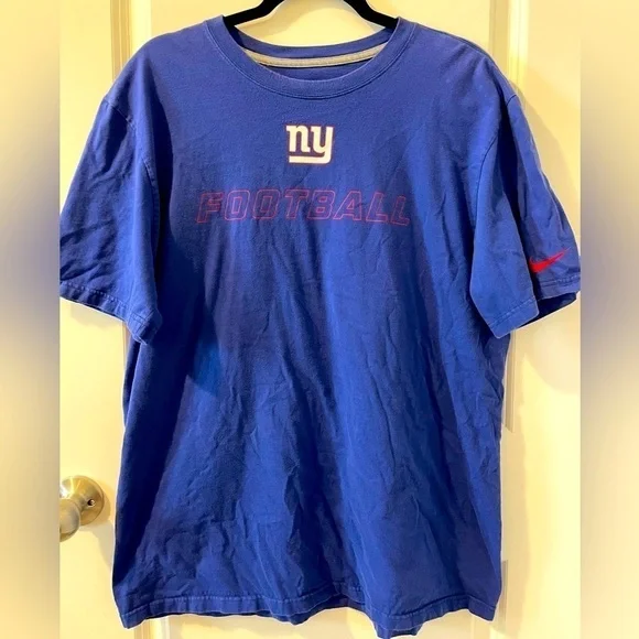 XL. Short sleeve Giants t-shirt. Blue. Nike