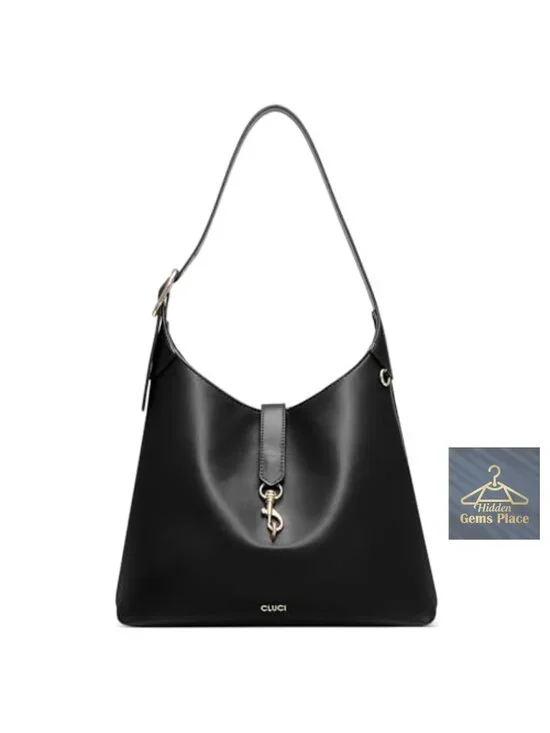 Slouchy Hobo Bag, Faux Leather Vegan Leather Purse for Women