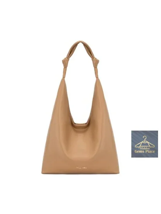 Hobo Shoulder Tote Bag with Double-Knot Strap, Fits 13
