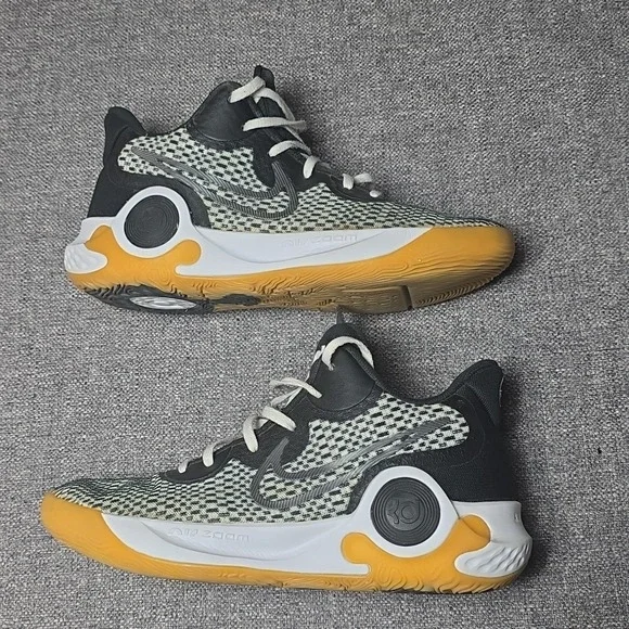 Nike Men's KD Trey 5 IX Basketball Size 8.5 Smoke Grey White Black CW3400-006
